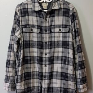 Men's Fleece-Lined Flannel Shirt, Traditional Fit